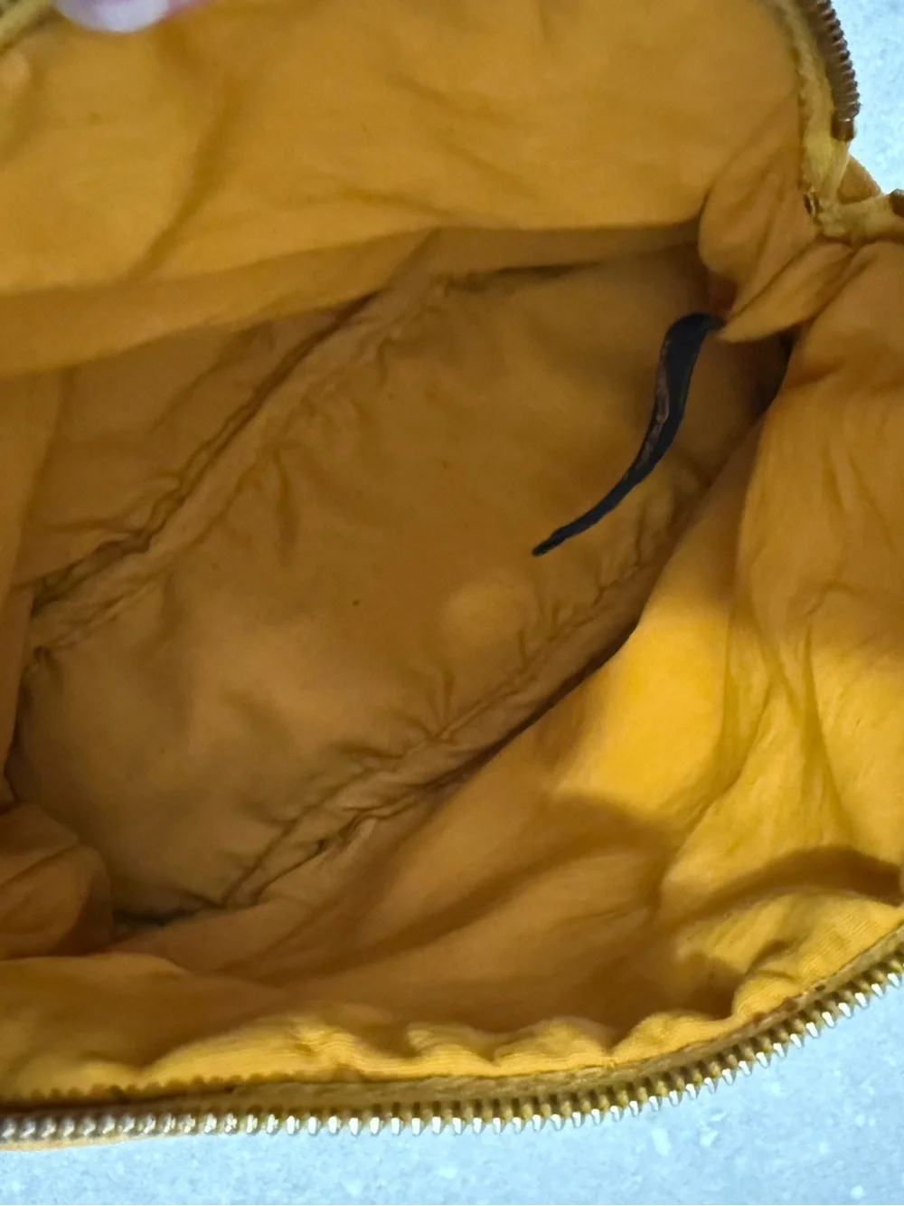 Hermes Bolide Pouch MM Yellow Canvas Travel Cosmetic Bag